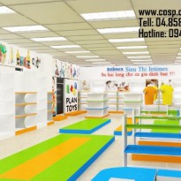 Thiết kế cửa hàng mẹ và bé Intimex Vinh